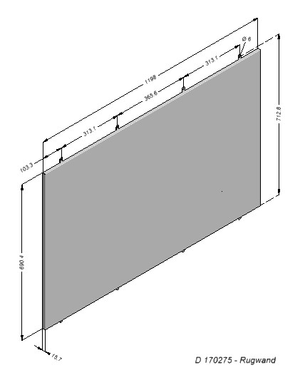 Dampkap toebehoren Novy 170200 detail 1
