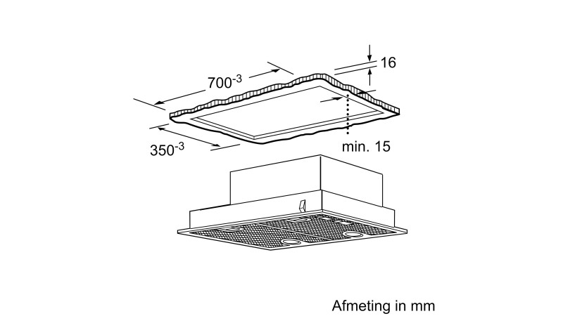 Hotte groupe aspirant Siemens LB75565 detail 2