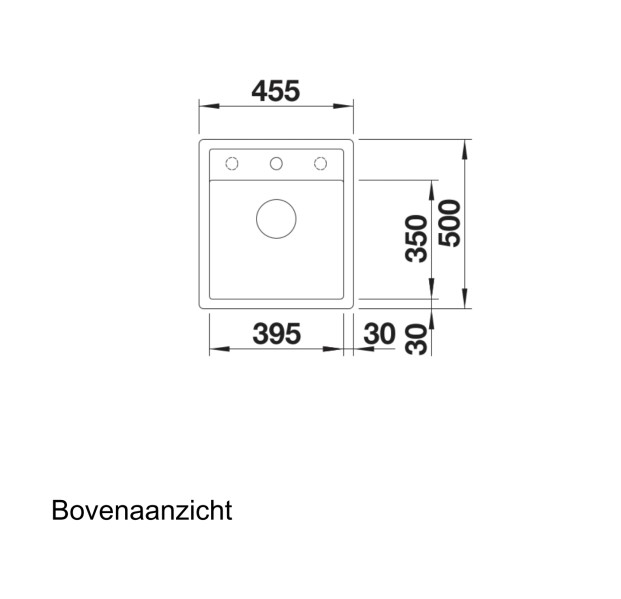 Evier 1 bassin Blanco 517166 detail 1