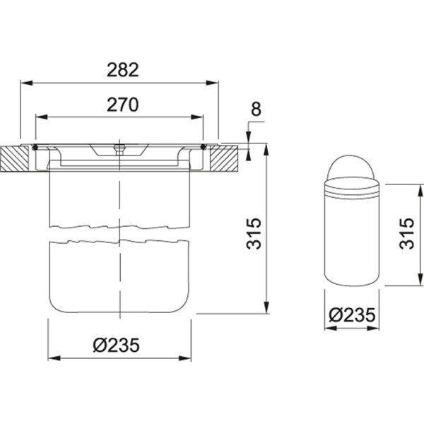 Poubelles Franke AL180705 detail 1