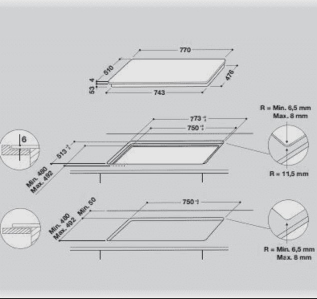 Taque de cuisson induction Whirlpool SMP778CNEIXL detail 5