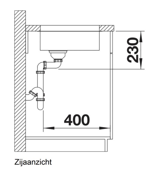 Evier 1 bassin Blanco 522952/** detail 2