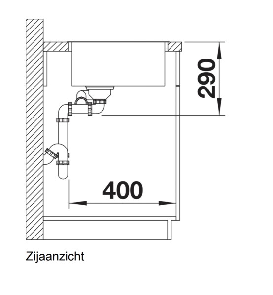 Evier 1 1/2 bassin Blanco 522975/** detail 2