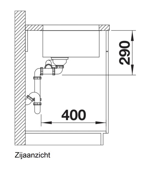 Evier 1 1/2 bassin Blanco 522977/** detail 2