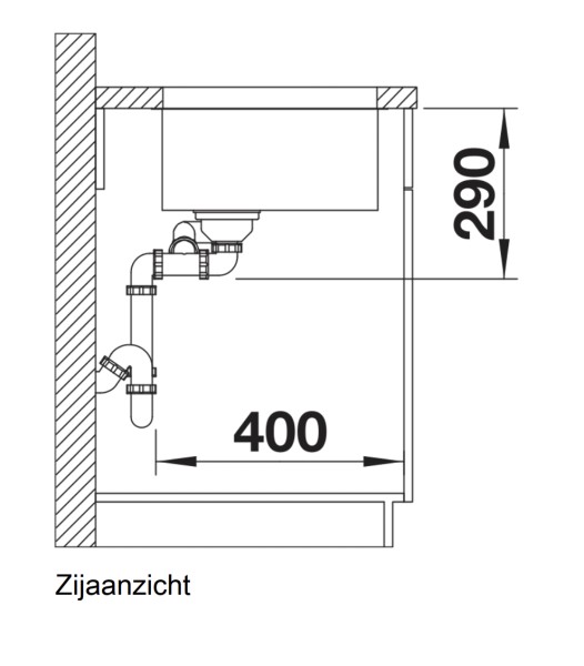 Evier 1 1/2 bassin Blanco 522979/** detail 2