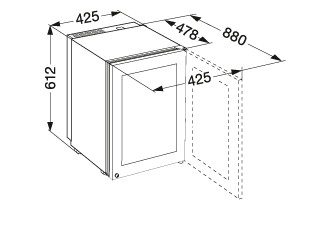 Wijnkast Liebherr ZKES45320 detail 5