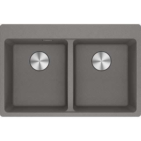 Dubbele spoelbak Franke MRG620SG1 vooraanzicht
