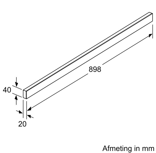 Dampkap toebehoren Siemens LZ49561 detail 1