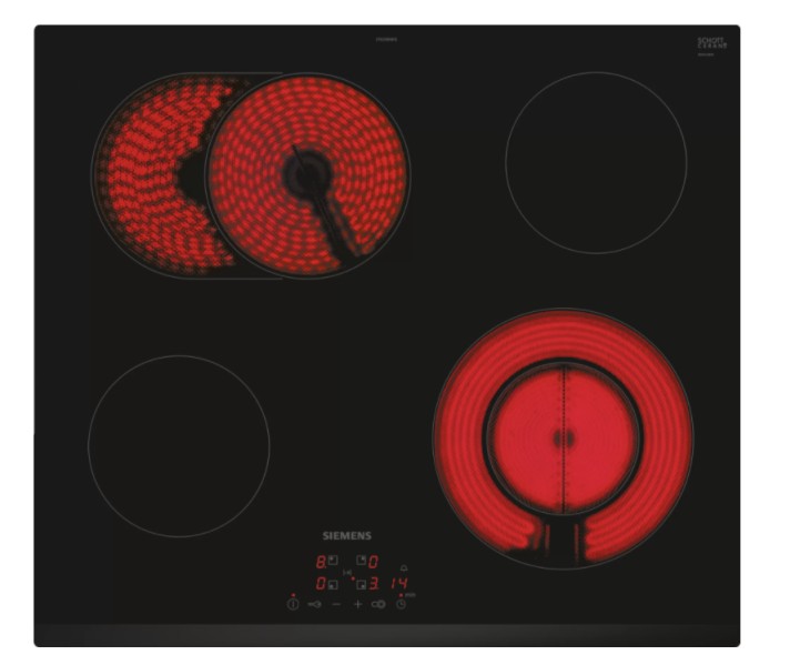 Kookplaat vitrokeramisch Siemens ET631BNB1E vooraanzicht