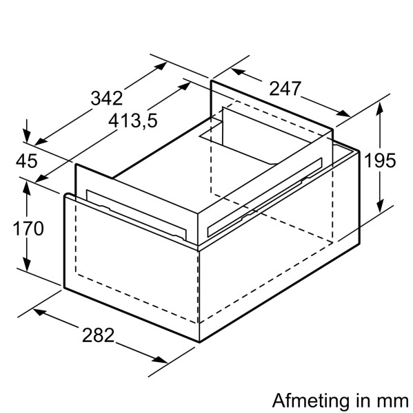 Dampkap toebehoren Bosch DWZ2CX5C6 detail 1