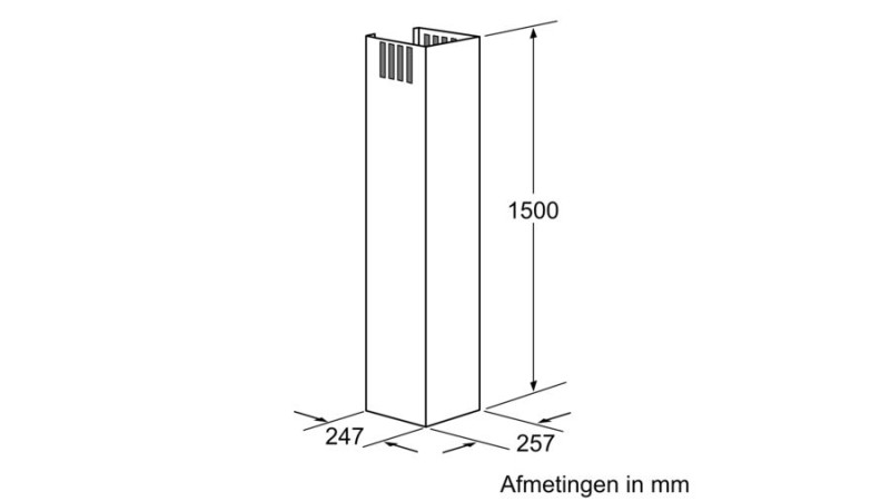 Hotte accessoires Bosch DHZ1235 detail 2