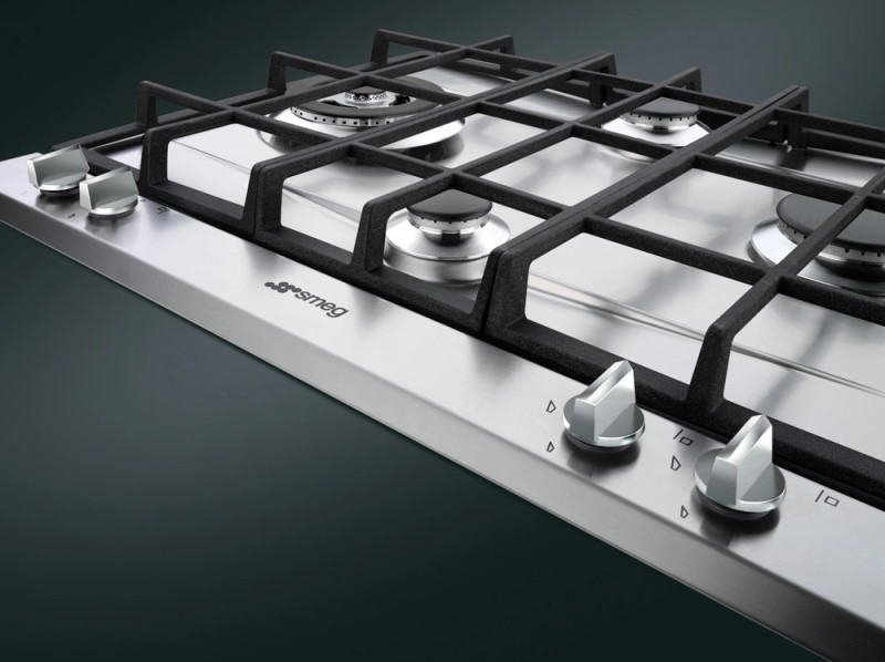 Taque de cuisson au gaz Smeg P261XGH detail 1