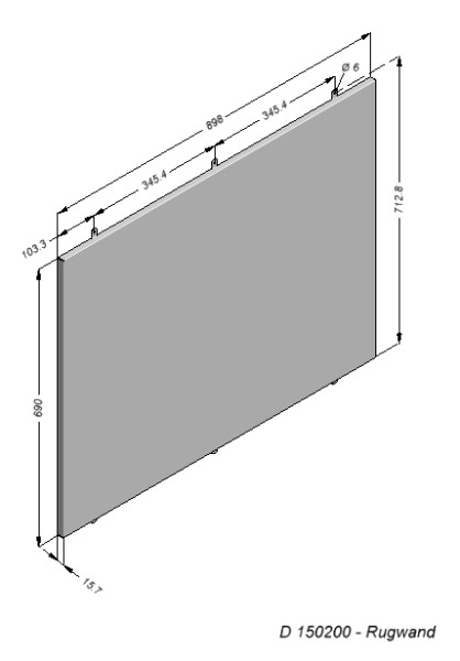 Dampkap toebehoren Novy 152200 detail 1