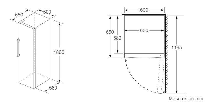 Congélateur Siemens GS36NVIEP detail 3