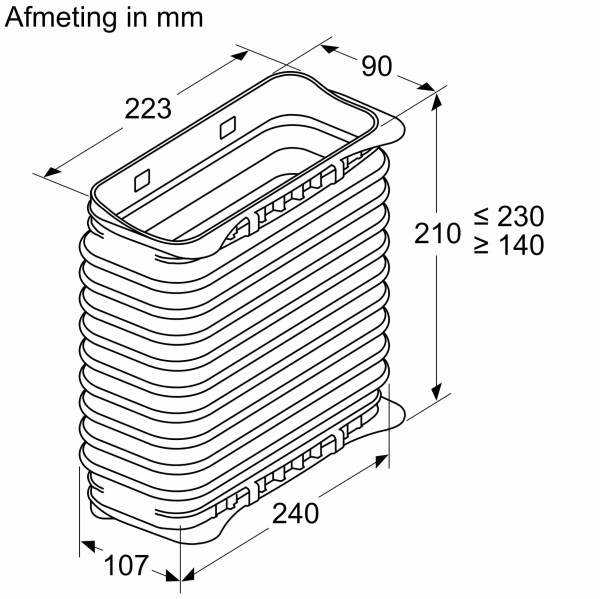 Dampkap toebehoren Siemens HZ9VDSS2 detail 1