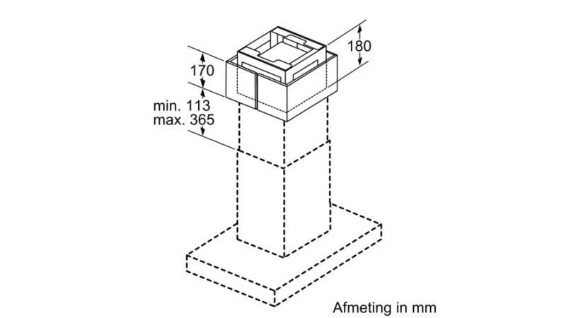 Dampkap toebehoren Bosch DIZ2CX5C6 detail 1