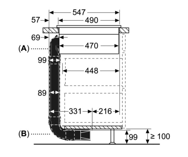 Dampkap toebehoren Siemens HZ9VDKR1 detail 1