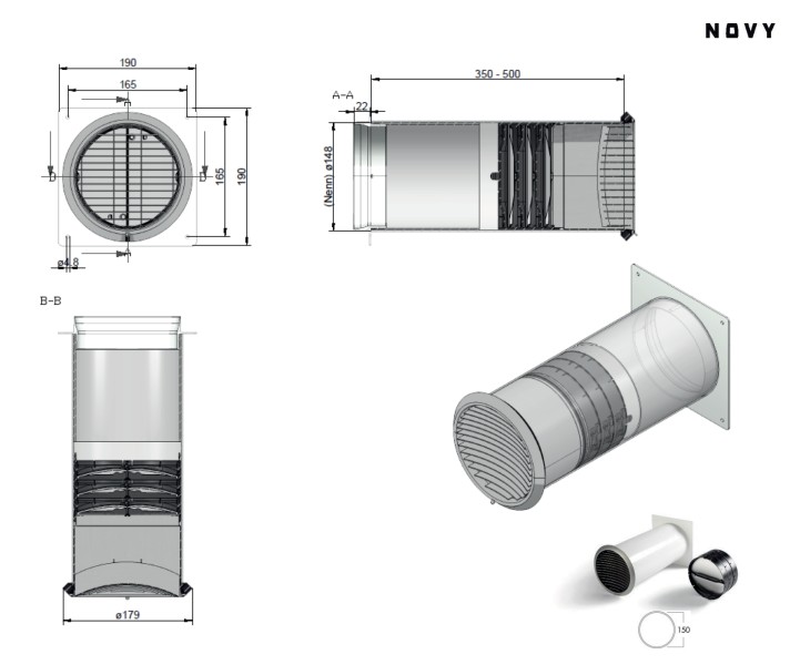 Hotte accessoires Novy 906420 detail 1