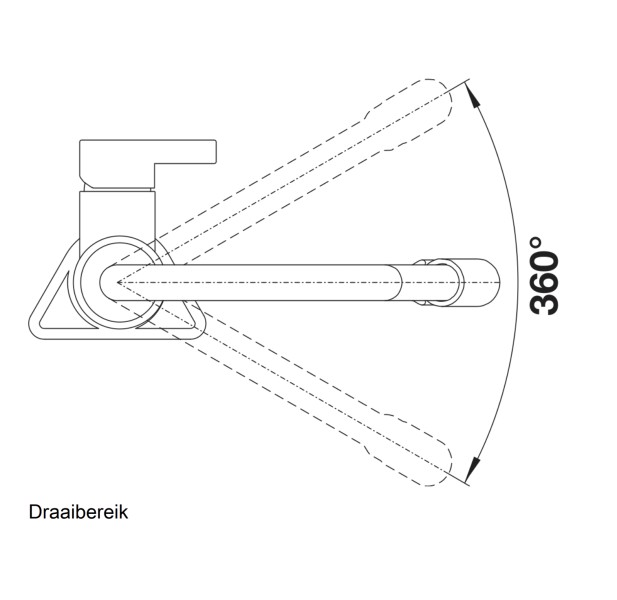 Eéngreepskraan Blanco 524813 detail 2