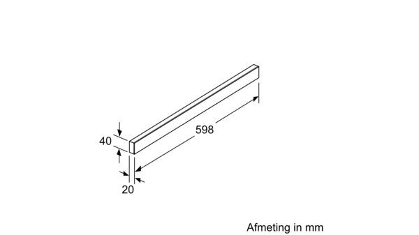 Hotte accessoires Siemens LZ46850 detail 1