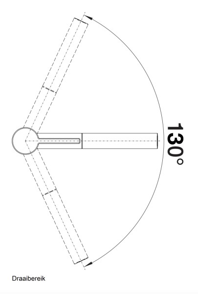 Eéngreepskraan Blanco 518441 detail 2