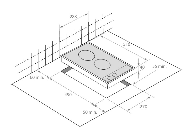 Taque de cuisson modulaires Beko HDCE32201X detail 3