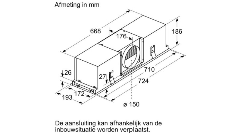 Dampkap toebehoren Bosch DIZ1JX5C1 detail 1