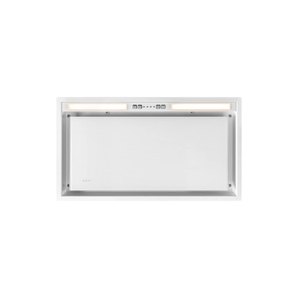 Hotte groupe aspirant Novy 26050 / Novy Crystal WIT vooraanzicht