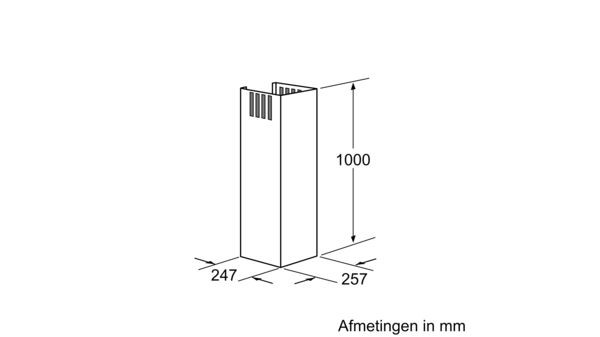 Hotte accessoires Siemens LZ12250 detail 1