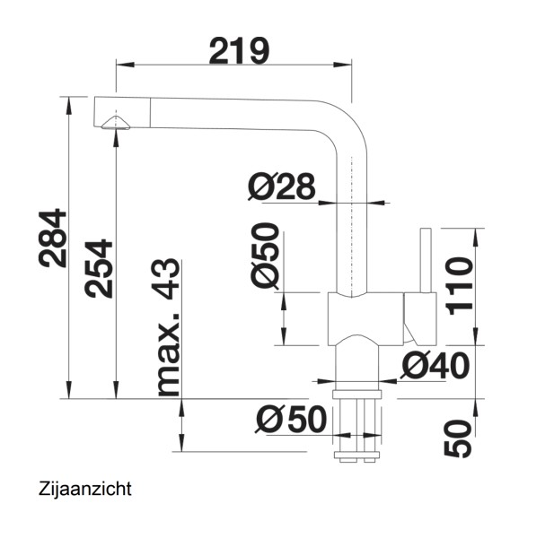 Robinet mono-commande Blanco 514025 detail 1