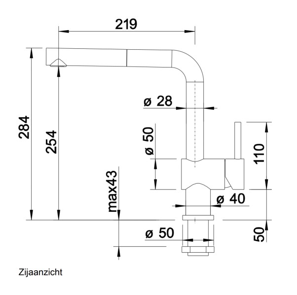 Eéngreepskraan Blanco 514023 detail 1