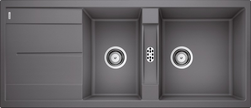 Evier 1 1/2 bassin Blanco 518884 vooraanzicht