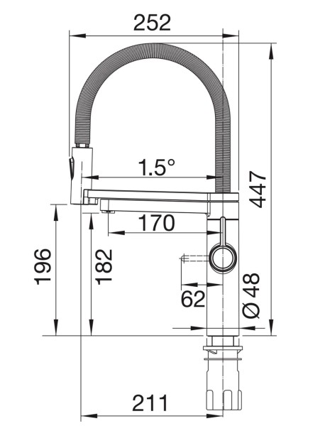 Robinet mono-commande Blanco 526636 detail 1
