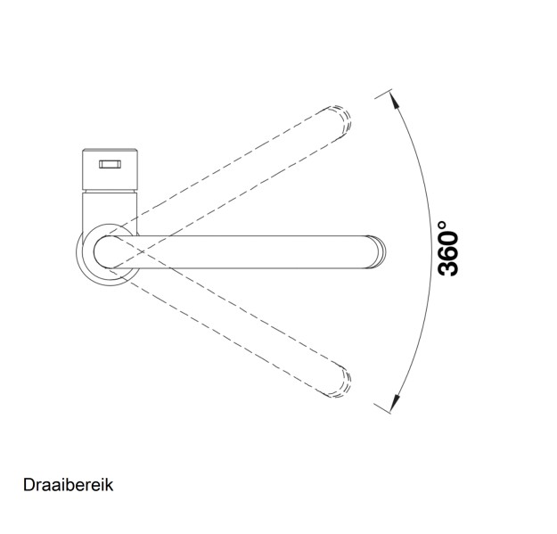 Eéngreepskraan Blanco 526615/** detail 2