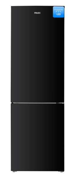 Koelvriescombinatie Frilec BONN325-040CB/zwart vooraanzicht