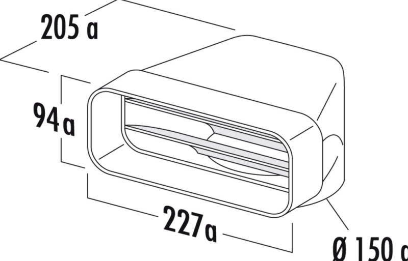 Dampkap toebehoren Novy 906405 detail 1