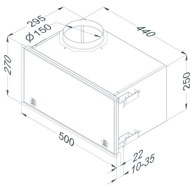 Dampkap toebehoren Novy 842400 detail 2