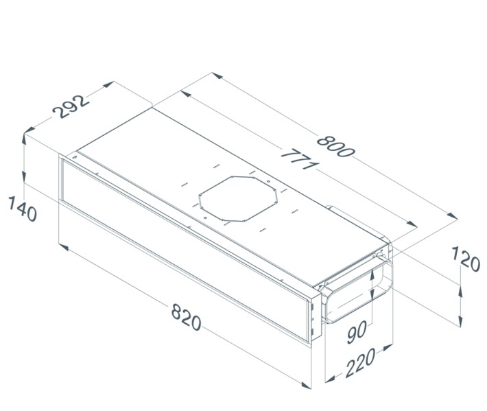 Dampkap toebehoren Novy 7932400 detail 1