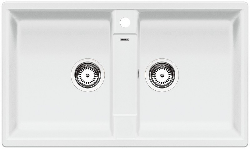 Evier 2 bassins Blanco 516678 vooraanzicht