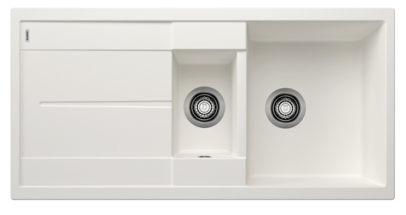 Anderhalve spoelbak Blanco 513223 vooraanzicht