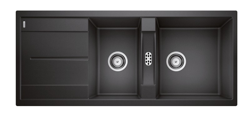 Anderhalve spoelbak Blanco 513071 vooraanzicht