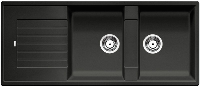 Dubbele spoelbak Blanco 515605 vooraanzicht