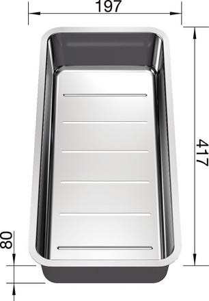 Evier accessoires Blanco 227692/ opgepast past niet op ieder spoelbak detail 2