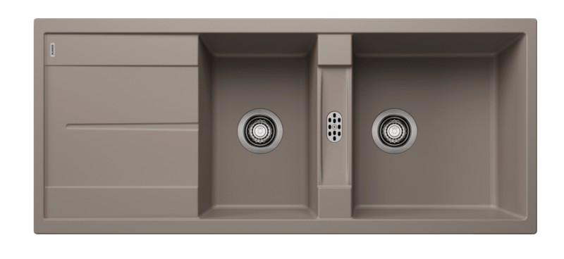 Anderhalve spoelbak Blanco 517357 vooraanzicht