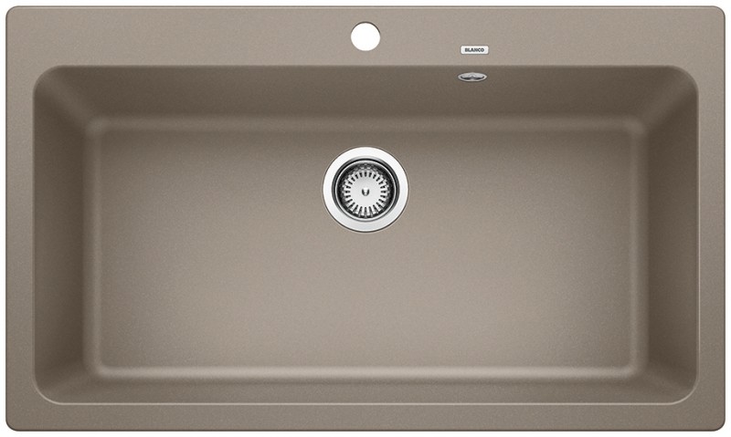 Enkele spoelbak Blanco 521819 vooraanzicht