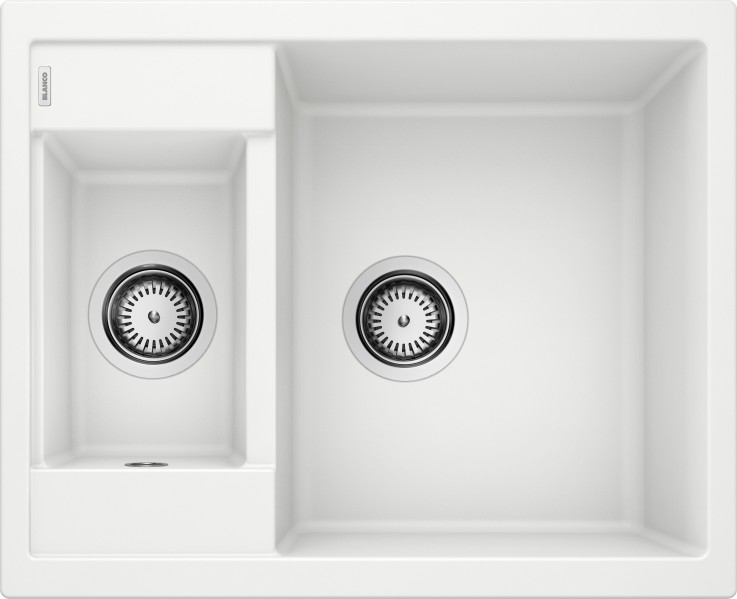 Anderhalve spoelbak Blanco 516173 vooraanzicht