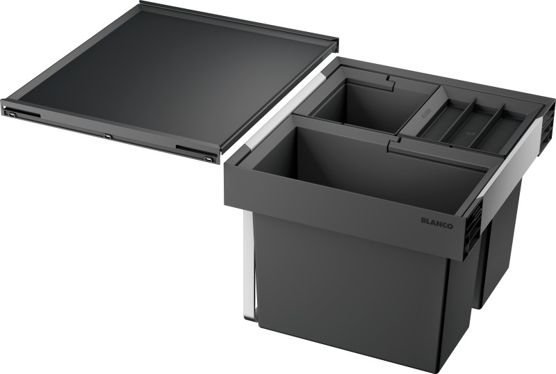 Afvalemmers Blanco 521470 vooraanzicht