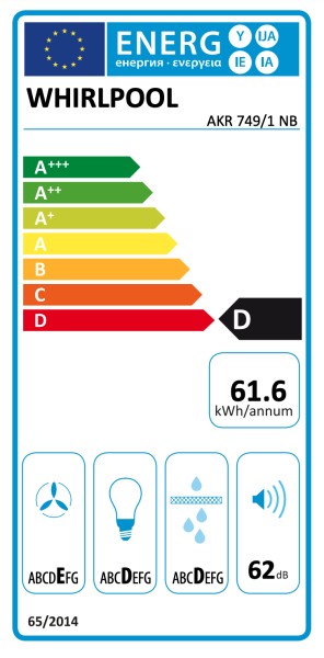 Dampkap telescopisch Whirlpool AKR7491NB detail 4
