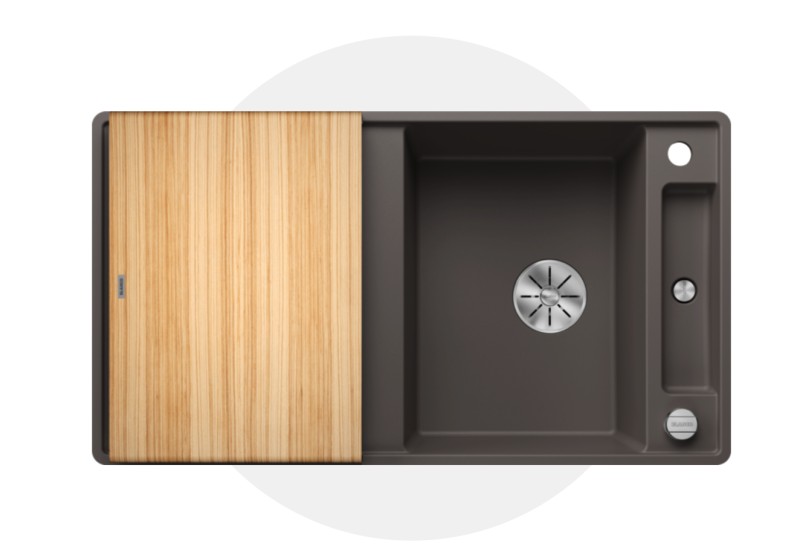 Enkele spoelbak Blanco 527225 vooraanzicht