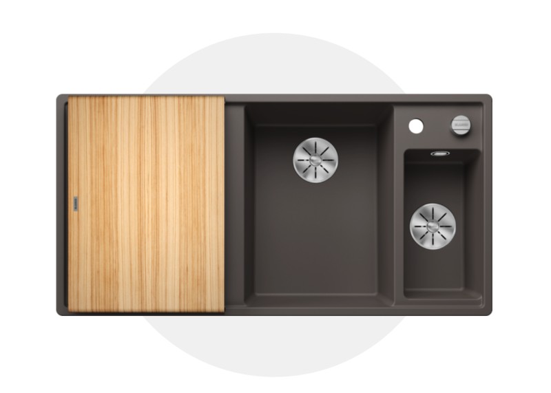 Evier 1 1/2 bassin Blanco 527229 vooraanzicht